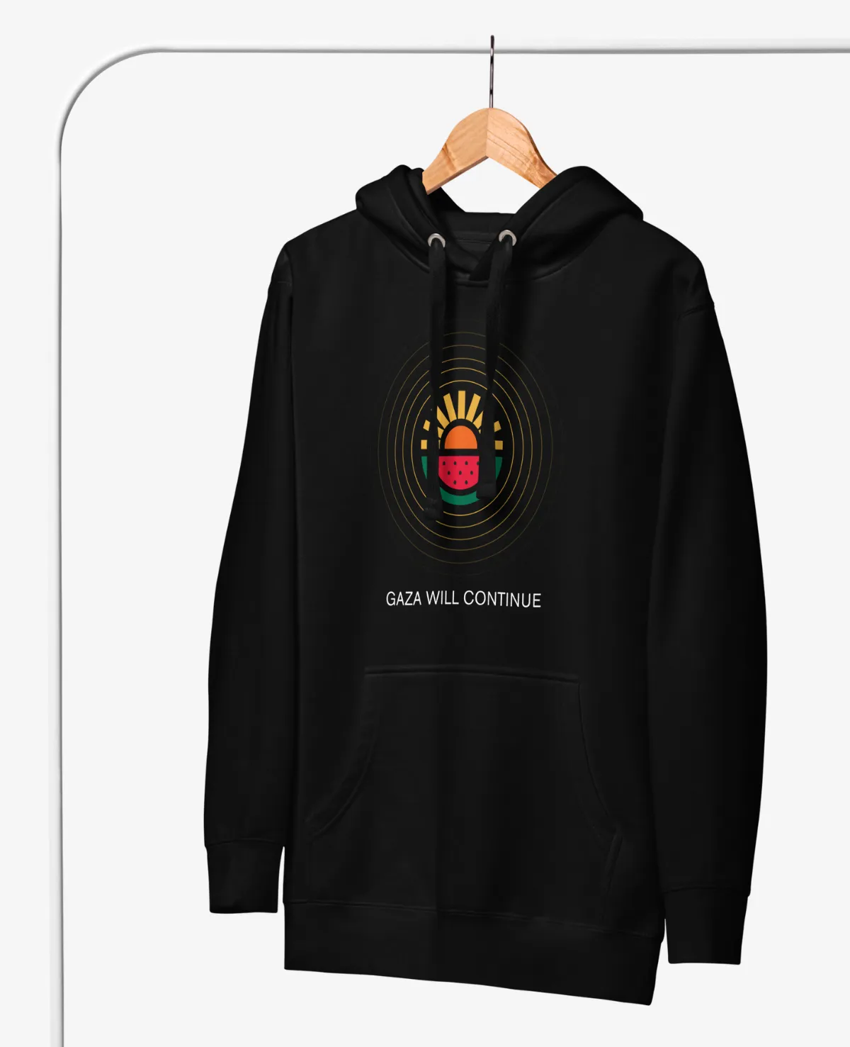 Team Mostamreen Branded Hoodie Black - Image 5