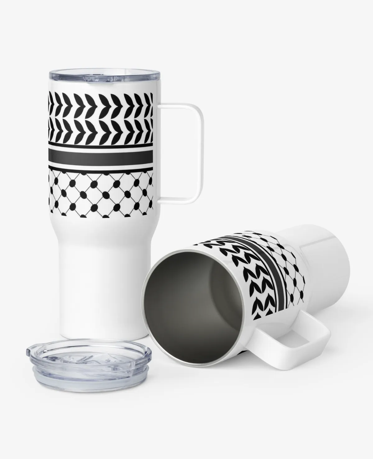 Gaza Travel Mug with Handle - Image 3