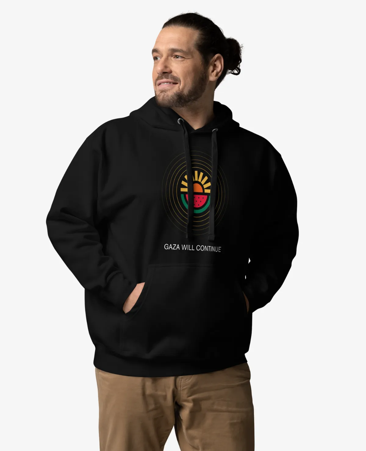 Team Mostamreen Branded Hoodie Black - Image 6